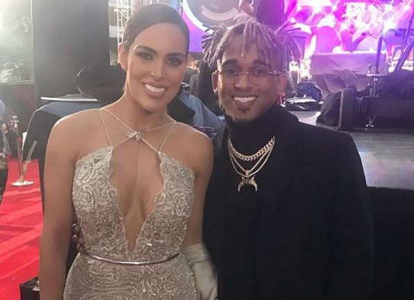 Bryant Myers with actress Sara Corrales
