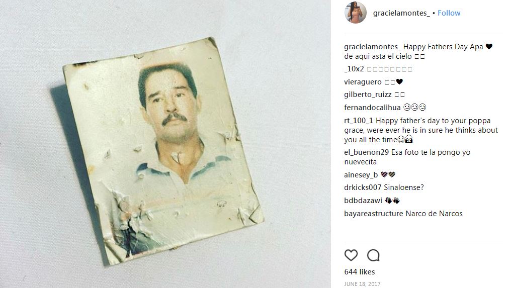 Graciela Montes wished Fathers day to her dad