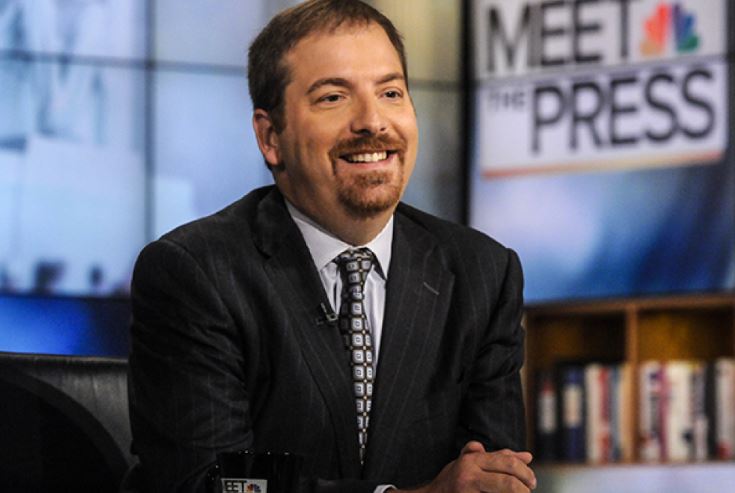 Chuck Todd works as moderator in Meet the Press show