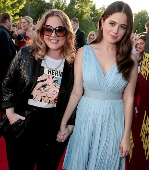 Molly Gordon with her mother