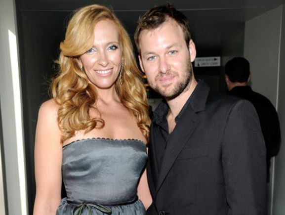 Toni Collette with her husband, Dave Galafassi