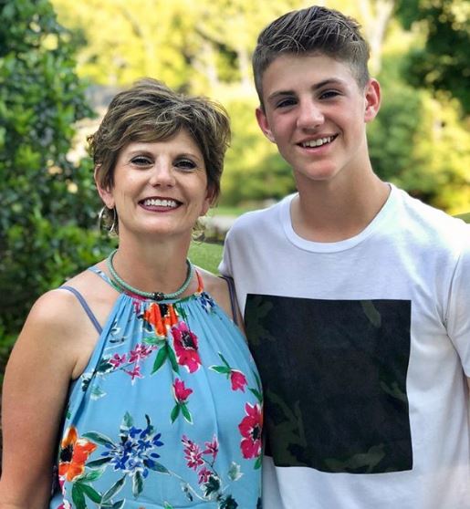 MattyB with his mother, wishing Happy Mothers Day