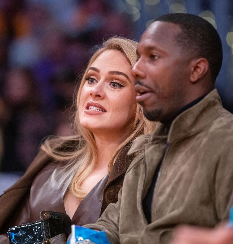 Rich Paul with his girlfriend, Adele