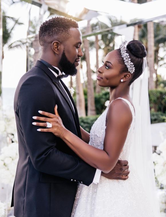 Sloane Stephens with her husband Jozy Altidore on their wedding day